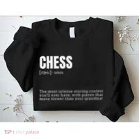Funny Chess Staring Contest Champion Definition Sweatshirt thumb 2