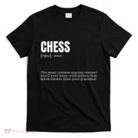 Funny Chess Staring Contest Champion Definition T-Shirt thumb 0