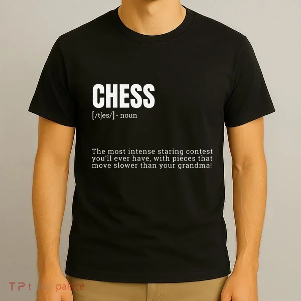 Funny Chess Staring Contest Champion Definition T-Shirt