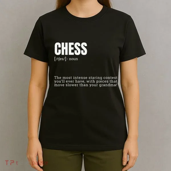 Funny Chess Staring Contest Champion Definition T-Shirt