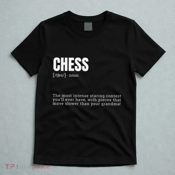 Funny Chess Staring Contest Champion Definition T-Shirt