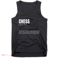 Funny Chess Staring Contest Champion Definition Tank Top thumb 0