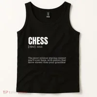 Funny Chess Staring Contest Champion Definition Tank Top thumb 2