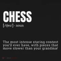 Funny Chess Staring Contest Champion Definition Tank Top thumb 6