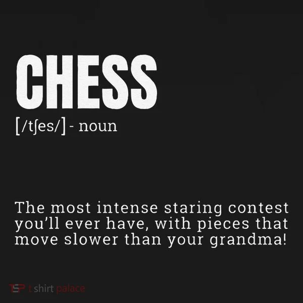 Funny Chess Staring Contest Champion Definition Tank Top