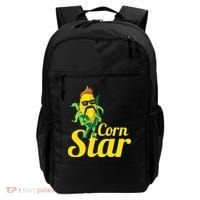 Funny Corn Star Sunglasses Mustache Maize Backpack thumb 0