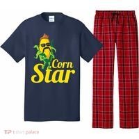 Funny Corn Star Sunglasses Mustache Maize Pajama Set thumb 0