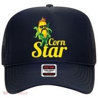 Funny Corn Star Sunglasses Mustache Maize Hat thumb 0