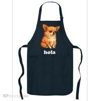 Funny Chihuahua speaks Spanish – Hi (Hola) Apron thumb 0