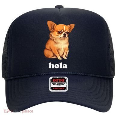 Funny Chihuahua speaks Spanish – Hi (Hola) Hat