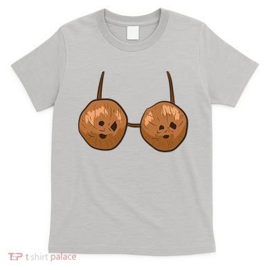 Funny Coconut Summer Coconuts Bra Halloween T-Shirt