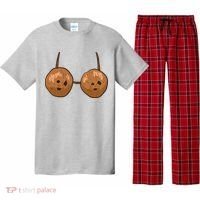 Funny Coconut Summer Coconuts Bra Halloween Pajama Set thumb 0