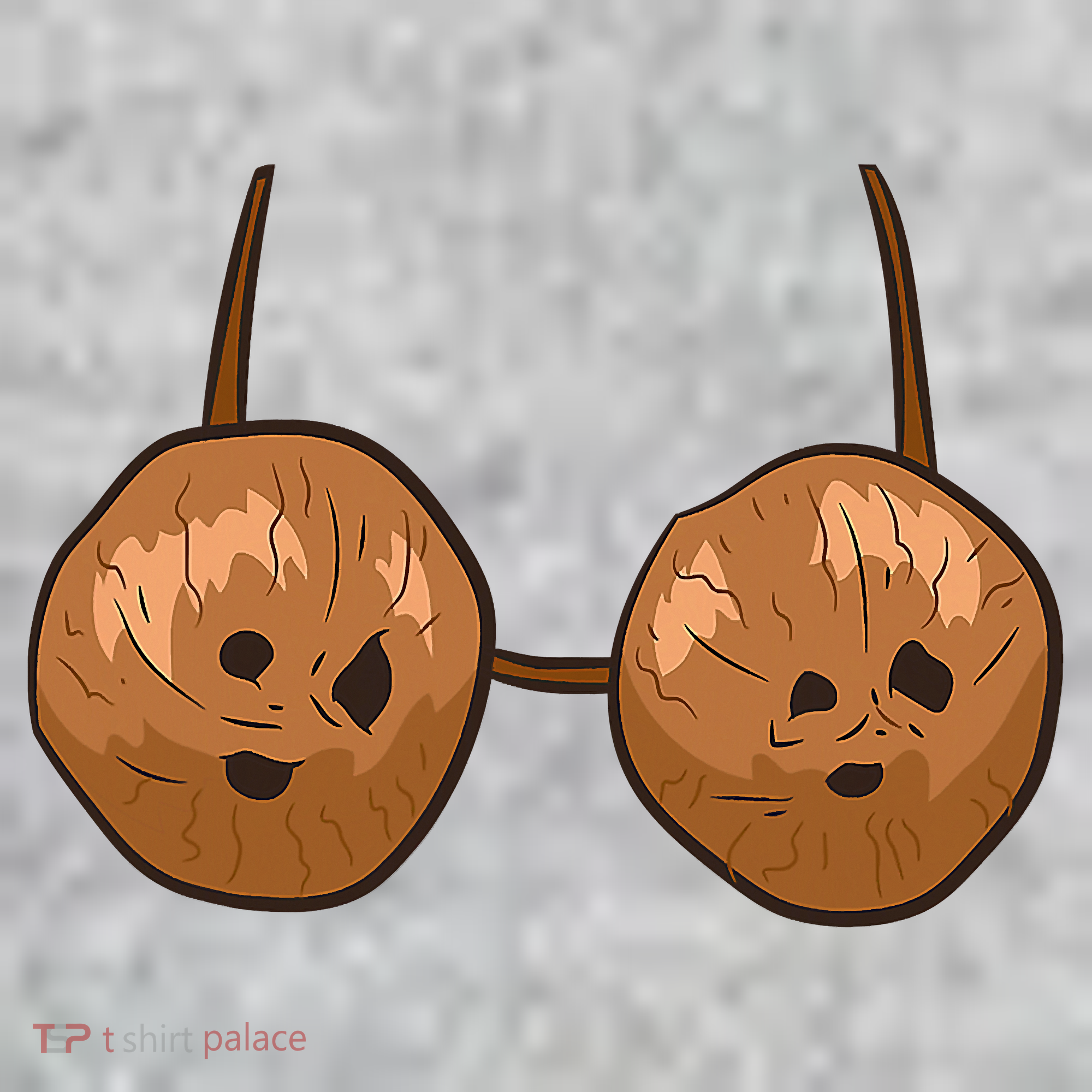 Funny Coconut Summer Coconuts Bra Halloween Pajama Set