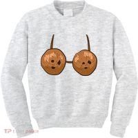 Funny Coconut Summer Coconuts Bra Halloween Kids Sweatshirt thumb 0