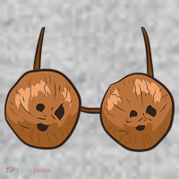 Funny Coconut Summer Coconuts Bra Halloween Kids Hoodie thumb 2