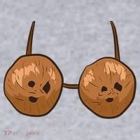 Funny Coconut Summer Coconuts Bra Halloween Women's Sweatshirt thumb 2