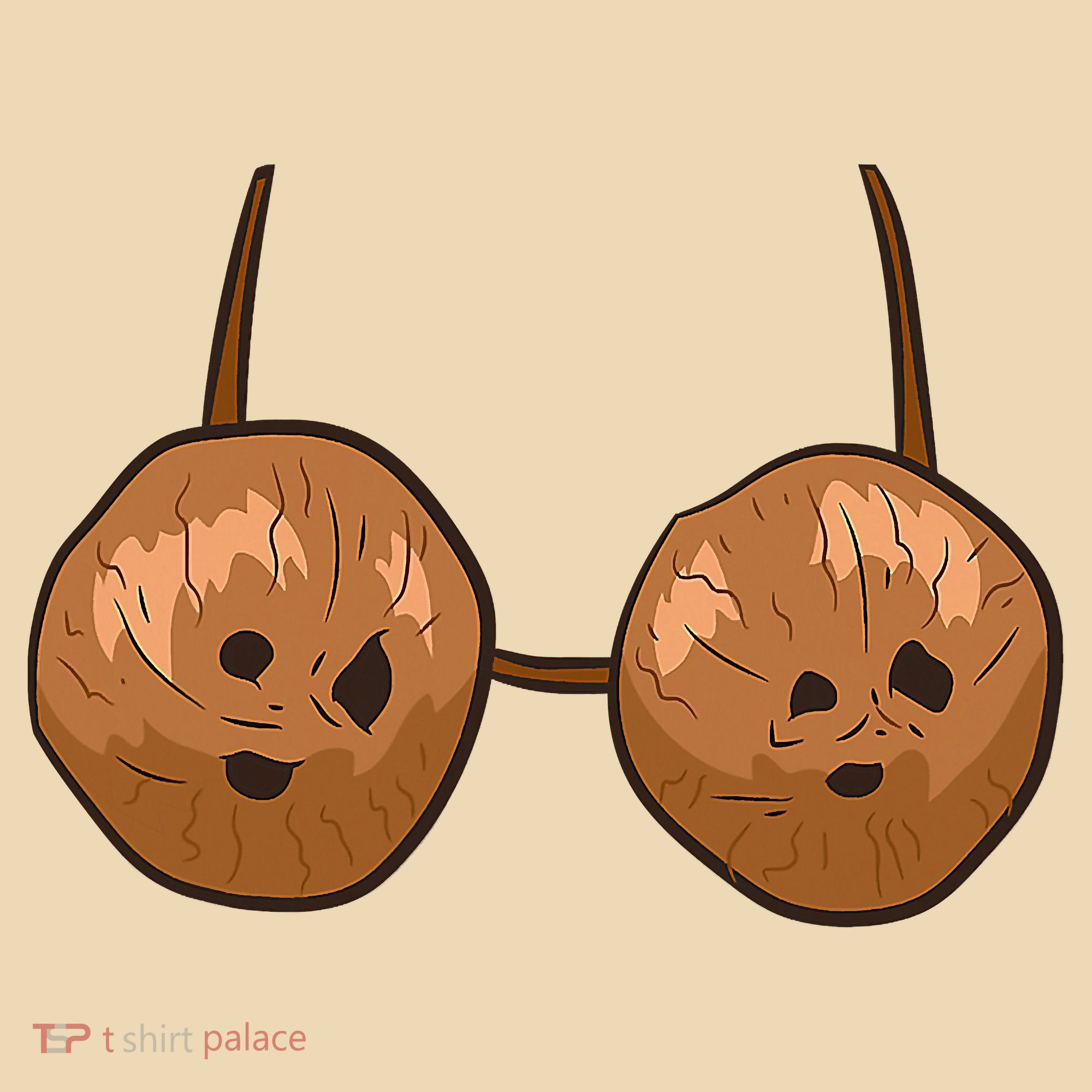 Funny Coconut Summer Coconuts Bra Halloween Tote Bag