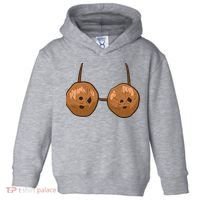 Funny Coconut Summer Coconuts Bra Halloween Toddler Hoodie thumb 0