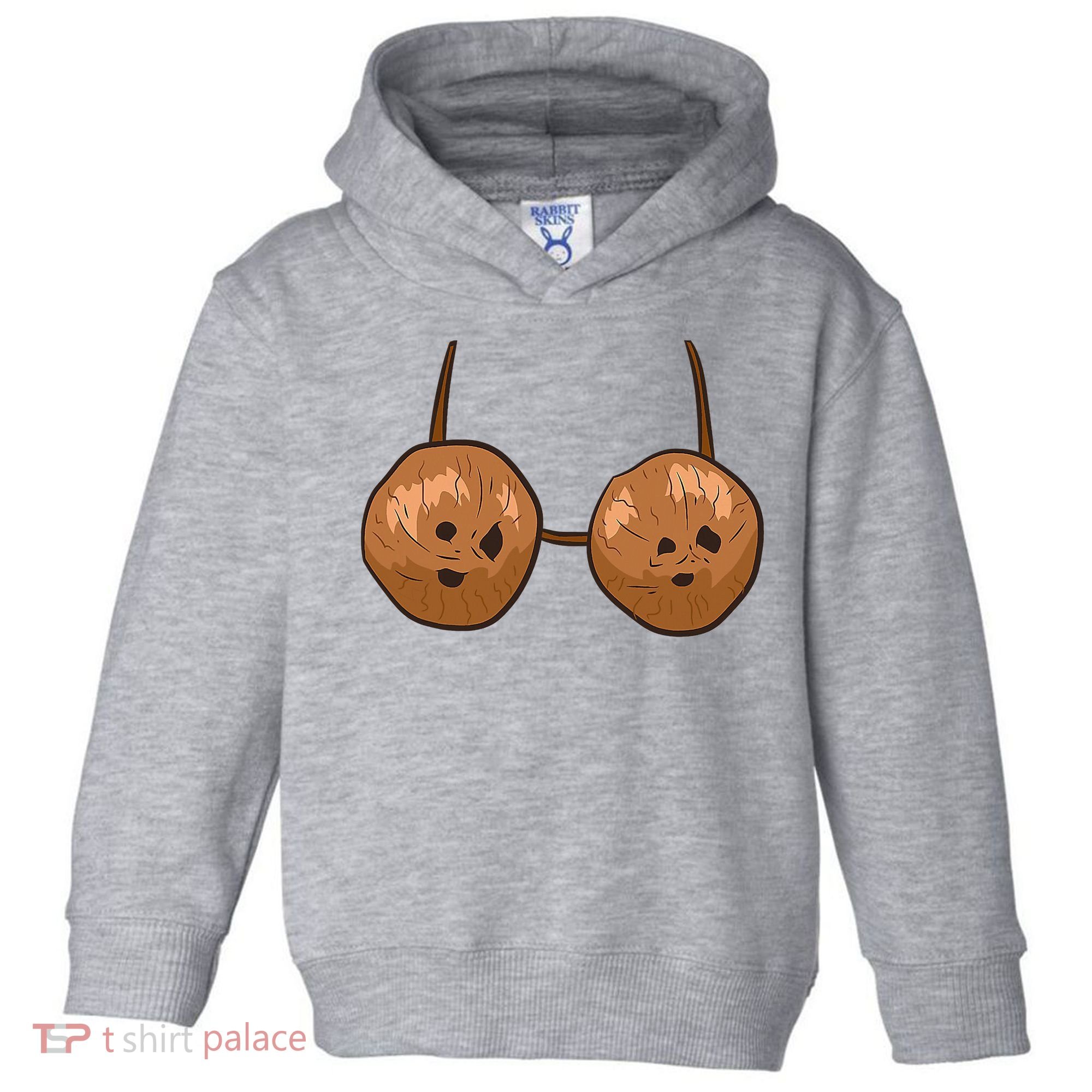 Funny Coconut Summer Coconuts Bra Halloween Toddler Hoodie