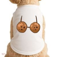 Funny Coconut Summer Coconuts Bra Halloween Doggie Tank thumb 0