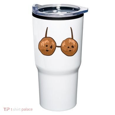 Funny Coconut Summer Coconuts Bra Halloween Tumbler