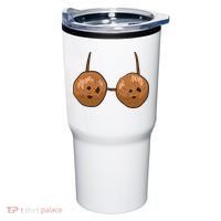Funny Coconut Summer Coconuts Bra Halloween Tumbler thumb 0