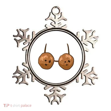 Funny Coconut Summer Coconuts Bra Halloween Ornament