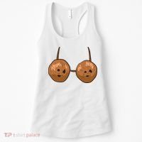 Funny Coconut Summer Coconuts Bra Halloween Women's Tank Top thumb 0