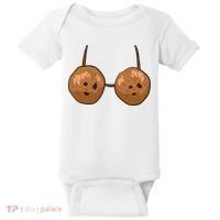 Funny Coconut Summer Coconuts Bra Halloween Baby Bodysuit thumb 0