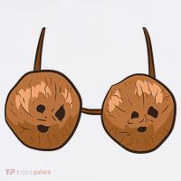Funny Coconut Summer Coconuts Bra Halloween Hat thumb 2