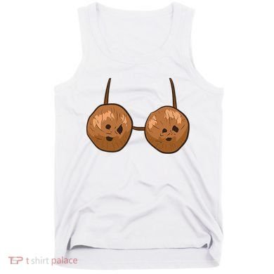 Funny Coconut Summer Coconuts Bra Halloween Tank Top