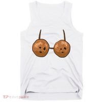 Funny Coconut Summer Coconuts Bra Halloween Tank Top thumb 0