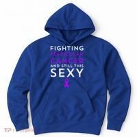 Fighting Cancer Still This Sexy Testicular Cancer Awareness Cute Gift Hoodie thumb 0