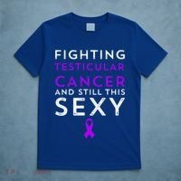 Fighting Cancer Still This Sexy Testicular Cancer Awareness Cute Gift T-Shirt thumb 5