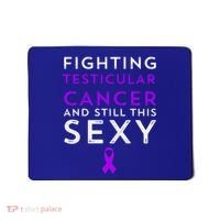 Fighting Cancer Still This Sexy Testicular Cancer Awareness Cute Gift Mousepad thumb 0