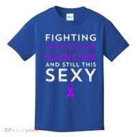 Fighting Cancer Still This Sexy Testicular Cancer Awareness Cute Gift Kids T-Shirt thumb 0