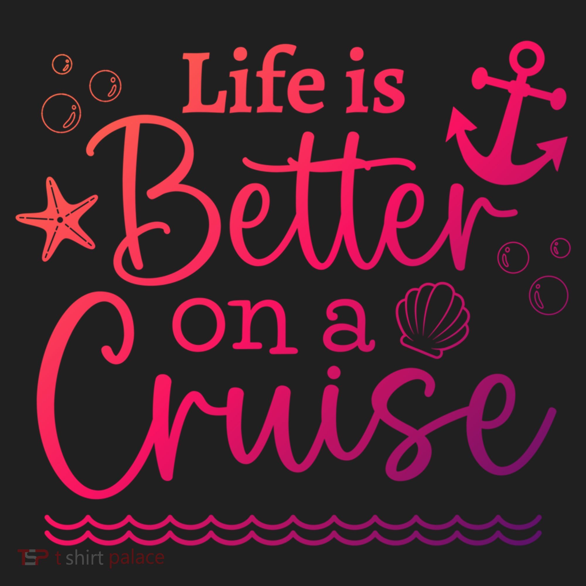 Family Cruise Ship Life Is Better On A Cruise Ship Vacation Funny Gift District V.I.T. Heavyweight Hoodie