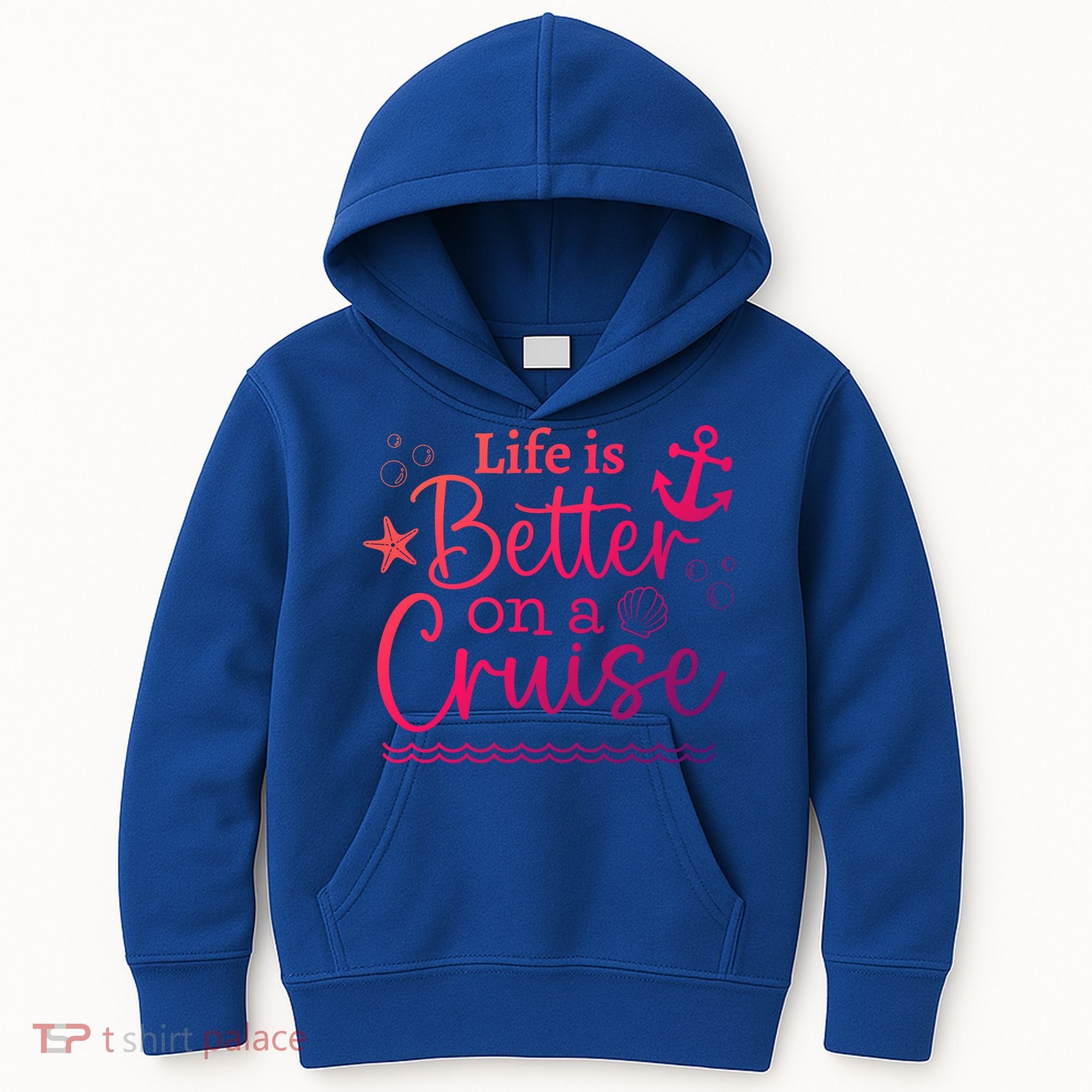 Family Cruise Ship Life Is Better On A Cruise Ship Vacation Funny Gift Kids Hoodie