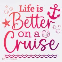 Family Cruise Ship Life Is Better On A Cruise Ship Vacation Funny Gift Garment-Dyed Sweatshirt thumb 2
