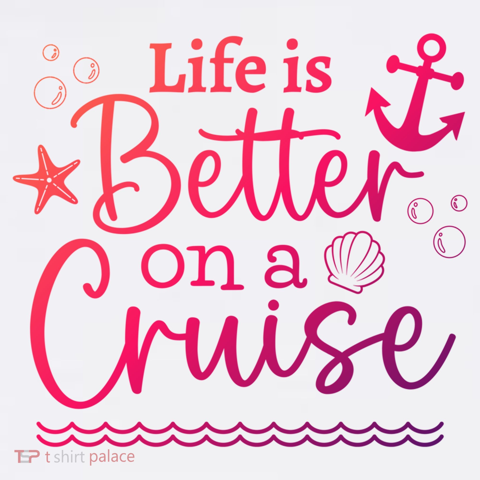 Family Cruise Ship Life Is Better On A Cruise Ship Vacation Funny Gift Garment-Dyed Sweatshirt