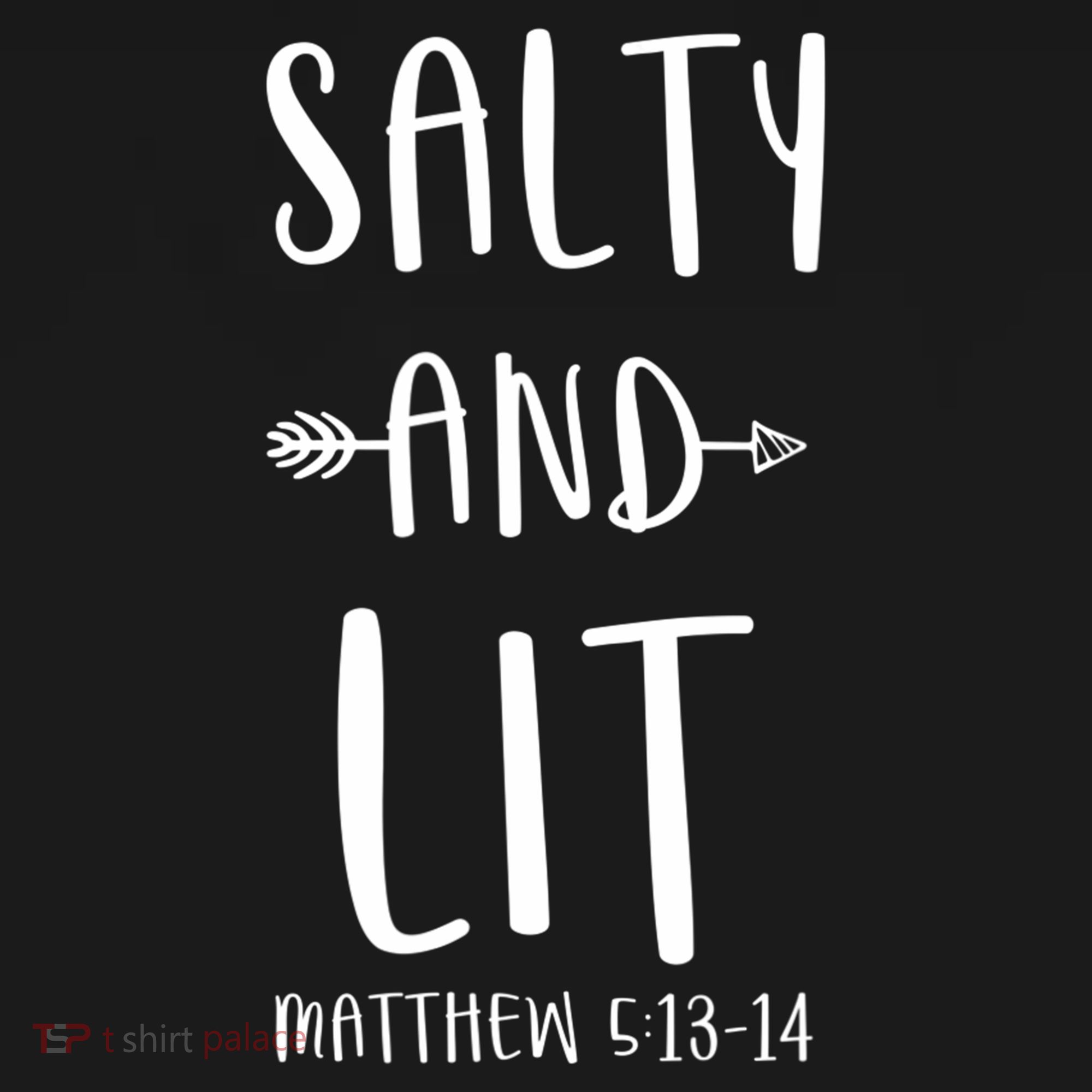 Funny Christian Salty And Lit Cool Gift Bible Matthew Women's Tank Top