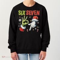 Funny Christmas Six Seven 67 Meme Women's Sweatshirt thumb 0