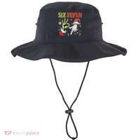 Funny Christmas Six Seven 67 Meme Bucket Hat thumb 0