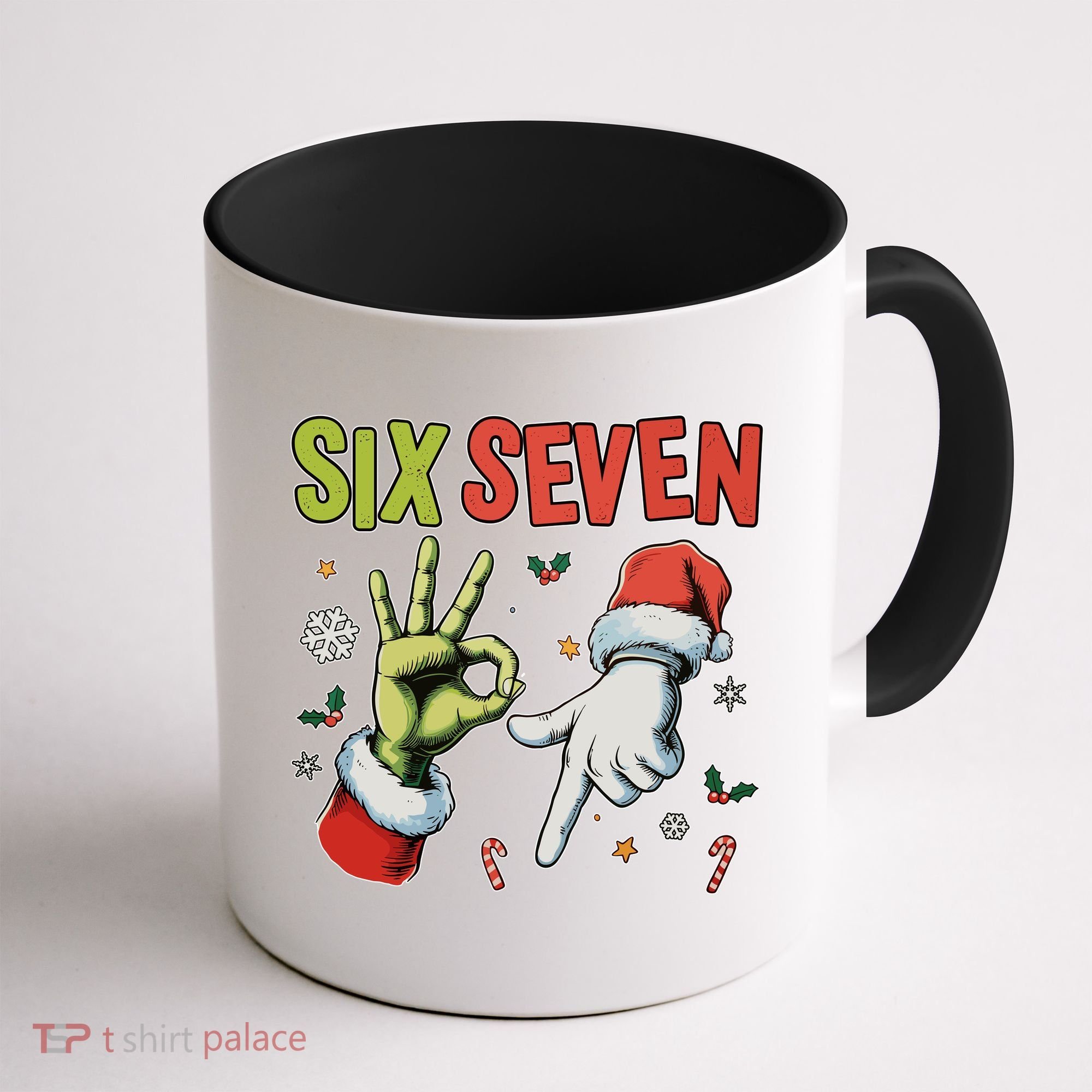 Funny Christmas Six Seven 67 Meme Coffee Mug