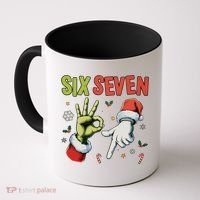 Funny Christmas Six Seven 67 Meme Coffee Mug thumb 0