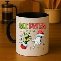 Funny Christmas Six Seven 67 Meme Coffee Mug thumb 4