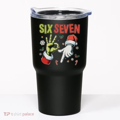 Funny Christmas Six Seven 67 Meme Tumbler