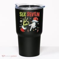 Funny Christmas Six Seven 67 Meme Tumbler thumb 0