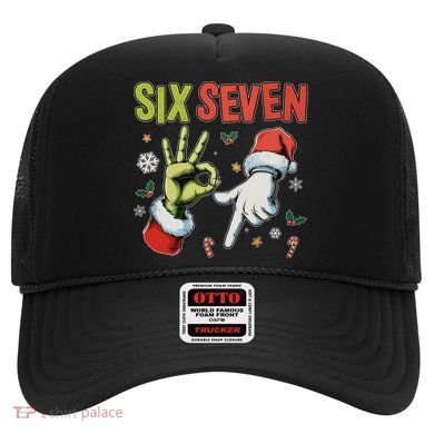 Funny Christmas Six Seven 67 Meme Hat