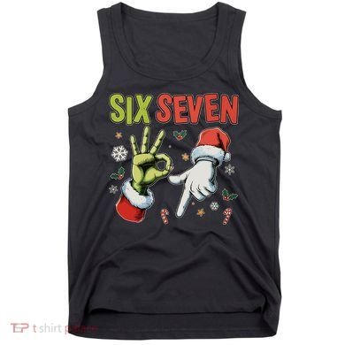 Funny Christmas Six Seven 67 Meme Tank Top